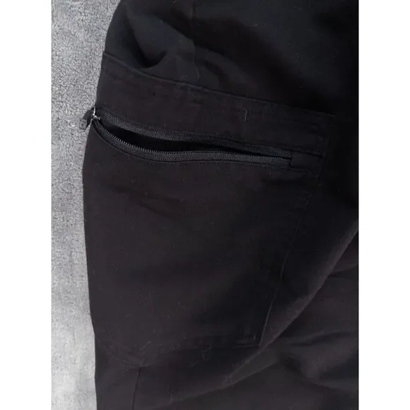 FIGS Black Scrubs Set Zamora Jogger Pants L Petite + Catarina Top L - Picture 8 of 15